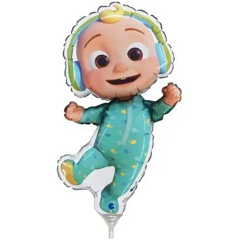 Balónek MINI Cocomelon 14"/35cm fóliový balónek nafukovací