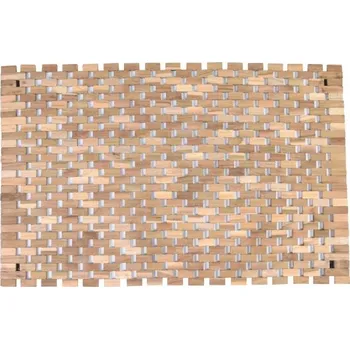 Obraz Prostiskluzová podložka z teakového dřeva, přírodní, 60 x 40 cm