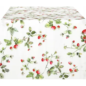 ubrus Běžec na stůl 40x240 Dekorativní běhoun do jídelny kuchyně Jahody 10534