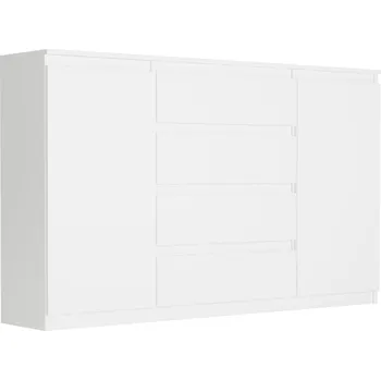 Komoda Komoda Framire Bílá Laminovaná Deska, 4 Zásuvky, 160x40x98 cm, Matná