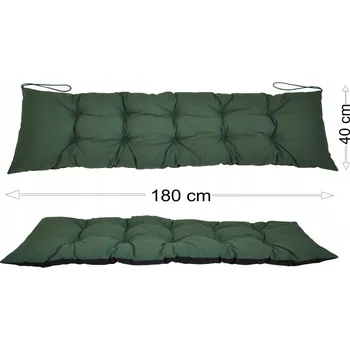 Podsedák Podsedák 180x40 tmavě zelený melír