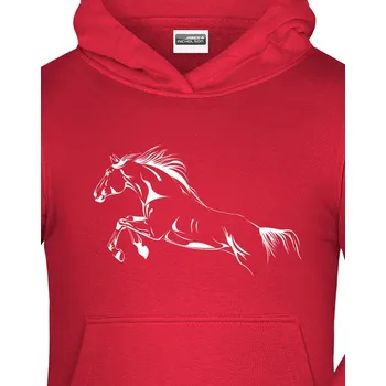 Chlapecká mikina Dětská mikina Kůň skok, Barva Červená, Velikost 158-164, Canvas Dětská mikina Bezvatriko.cz 1992
