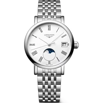 Hodinky Longines Elegance Elegant Collection Quartz Moonphase L4.330.4.11.6