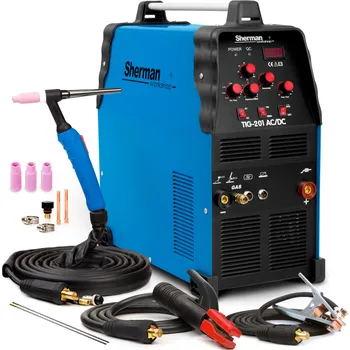 Svářečka Svářečka Sherman TIG 201 AC/DC 200A HF sada pro HLINÍK 230V INVERTOROVÁ