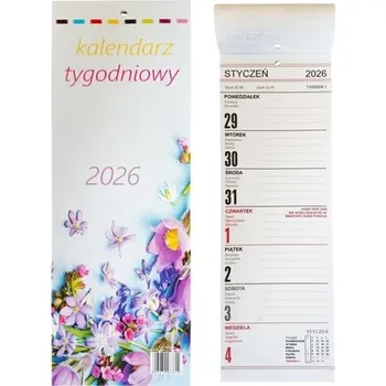 Kalendář Kalendarz ścienny tygodniowy 2026 \n KTY