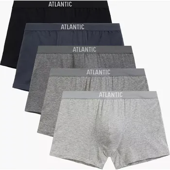 Pánské spodní prádlo Atlantic 5BMH-011 5-pack barva:černá/šedá/tmavě šedá/světle šedá/grafitová S