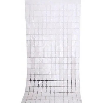 Záclona DEKORAČNÍ PANELOVÁ ZÁCLONA BÍLÁ OBDÉLNÍKY 1X2M