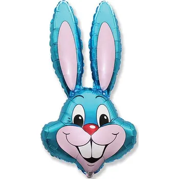 Balónek Fóliový balónek 61 cm Králík modrý