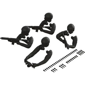 RC náhradní díl Arrma figurky posádky černé - ARA480057