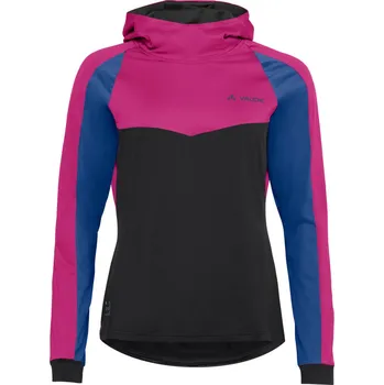 cyklistický dres VAUDE Cyklistický dres s dlouhým rukávem zimní - QUIMSA LS - růžová/černá/modrá
