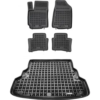 autokoberec Kia Rio sedan 2012-2018 sada autokoberců a rohože do kufru