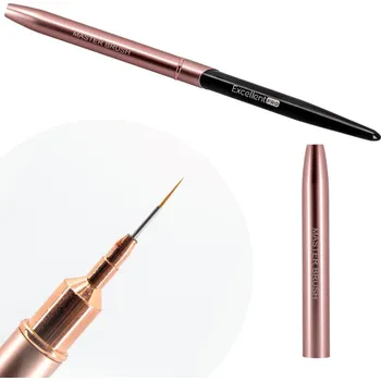 Kosmetický štětec Excellent Pro štěteček na zdobení nehtů 7 mm PinkB