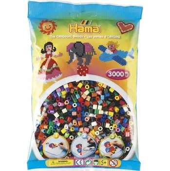 Dětské navlékací korálky Korálky Hama midi 3000 ks