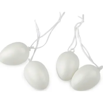 Velikonoční dekorace Velikonoční vajíčka k zavěšení, barevný mix - 2 krémová nejsvět.