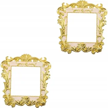 vypínač Plastový ozdobný kryt vypínače světla, zlatý, 2 ks