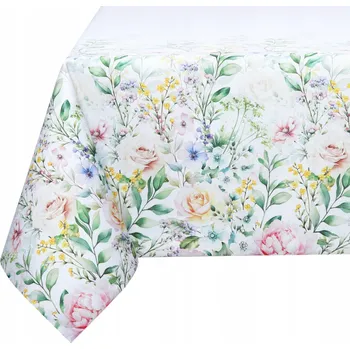 Obraz Obrus na Stůl 150x220 Zúžení Zdarma Dekorativní Matný s Květinami 9884