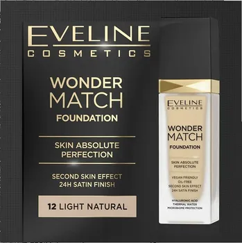 Podkladová báze na tvář Eveline Cosmetics Wonder Match podkladová báze na obličej č. 12 mini verze VZOREK