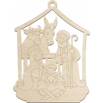 Vánoční dekorace Prolamovaná vánoční Vánoční Koule , stabilní, 10 cm, 10 ks