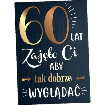 Obraz Přání B6 PR-109 60. NAROZENINY Kukartka