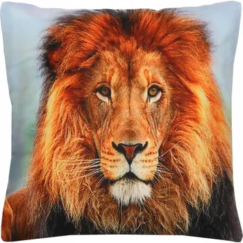 Povlak na dekorativní polštářek Dekorační povlak na polštář 40x40 Velur Lev