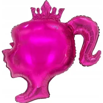 Balónek FÓLIOVÝ BALÓN BARBIE S PONÍKEM, RŮŽOVÝ, 74X78 CM