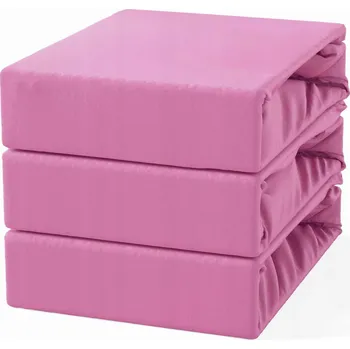 Prostěradlo Prostěradlo s Gumou 120x200 Froté Amarantové