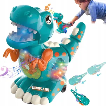 Hračka pro nejmenší HRAČKA DINOSAURUS INTERAKTIVNÍ SE ZVUKEM, SVĚTLEM A POHYBEM OCASU