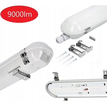 Hermetické lineární svítidlo 150 cm 52 W LED neutrální bílá IP66 IK08 Kobi