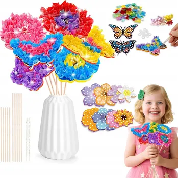 kreativní sada VELKÁ KREATIVNÍ SADA PRO VÝROBU VÁZY PRO DĚTI DÁREK DÁREK K NAROZENINÁM