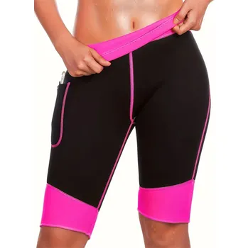 Pánské kraťasy Kraťasy neoprenové kraťasy s kapsou černo-růžové roz.XL