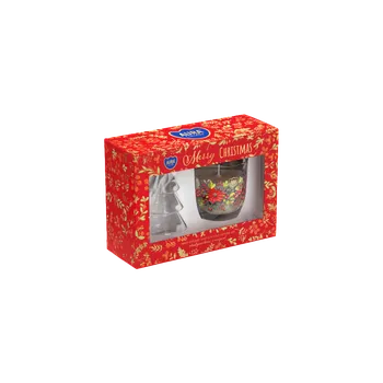 Svíčka Vánoční set vonná ve skle + difuser (červený)