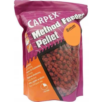 Návnadová surovina Pelety Carpex Method Feeder 8 mm 0,75 kg TYGŘÍ OŘECH 64-MT-080-TIG