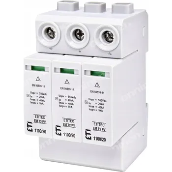 Jistič Omezovač přepětí ETI Polam 1100 V IP20 20 A