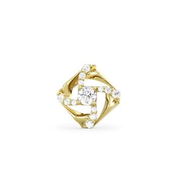 Přívěsek Zajímavý přívěsek Lyrin I, žluté zlato se zirkony, 585-66-2-0325.0Z00.0.00.001.25