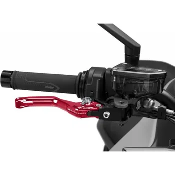 Páčka brzdy bez adaptéru PUIG 4.0 4130RY krátké red/titan