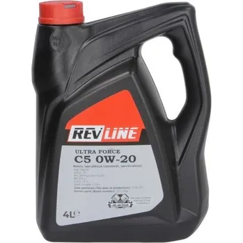 Motorový olej Revline Ultra Force C5 0W/20 motorový olej balení 4L