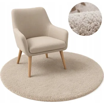 Koberec Kulatý Koberec Alpaca Strado 90x90 - AlpaGrey, STRADO, DNDRALP9090.GREY.5905