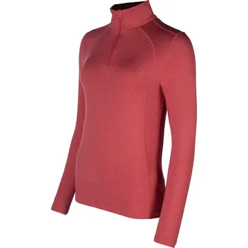 Funkční tričko HKM Essentials Winter, vínová, 152 cm