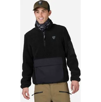Pánská mikina Rossignol Fleecová mikina Anorak černá XL
