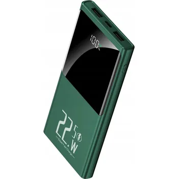 Powerbanka Powerbanka 10000mAh Rychlé nabíjení zelená