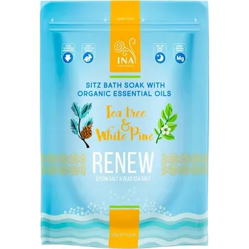 Koupelová sůl Renew - Sůl do koupele s čajovníkem a borovicí bílou pro unavené nohy