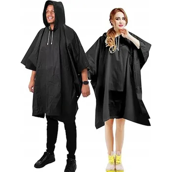 Pláštěnka 2x Pláštěnkové pončo Pelerína Pončo na kolo s kapucí