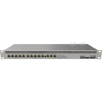 MikroTik RouterBOARD RB1100AHx4 Dude 64 GB SSD, 4x 1,4 GHz, 13x Gigabit LAN, Dual PSU, vč. L6 RB1100Dx4