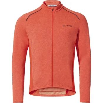 cyklistický dres VAUDE Cyklistický dres s dlouhým rukávem zimní - MATERA LS - červená