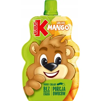 Cukrovinka Kubuś Ovocné pyré s příchutí jablko-mango 100 g