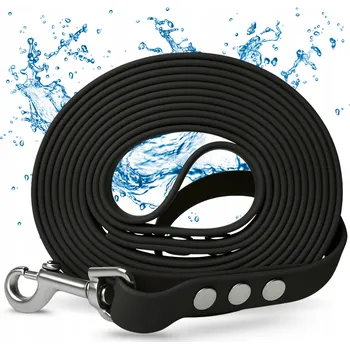 Vodítko pro psa Vodítko Pro Psa Malého / Velkého 5M Voděodolné Silné Dlouhé / Krátké Černé