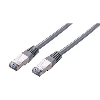 Síťový kabel Kabel C-TECH patchcord Cat5e, FTP, šedý, 2m CB-PP5F-2
