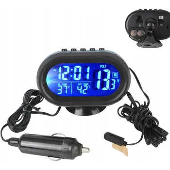 Domácí teploměr Automobilový teploměr, meteostanice, voltmetr - Teploměr