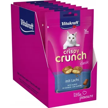 Pamlsek pro kočku Vitakraft Cat Crispy Crunch s lososem 60g