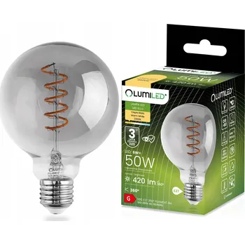 Žárovka LED žárovka E27 Koule G95 6W = 50W 420lm 2200K Teplá bílá 360° DIMMABLE FILAMENT